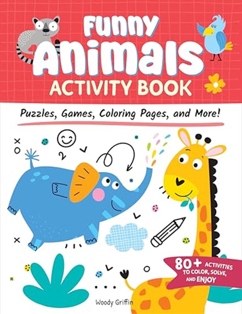 Funny Animals Activity Book: Puzzles, Games, Coloring Pages, and More! (Happy Fox Books) 80+ Fun Act/Product Detail/Kids Activity Books