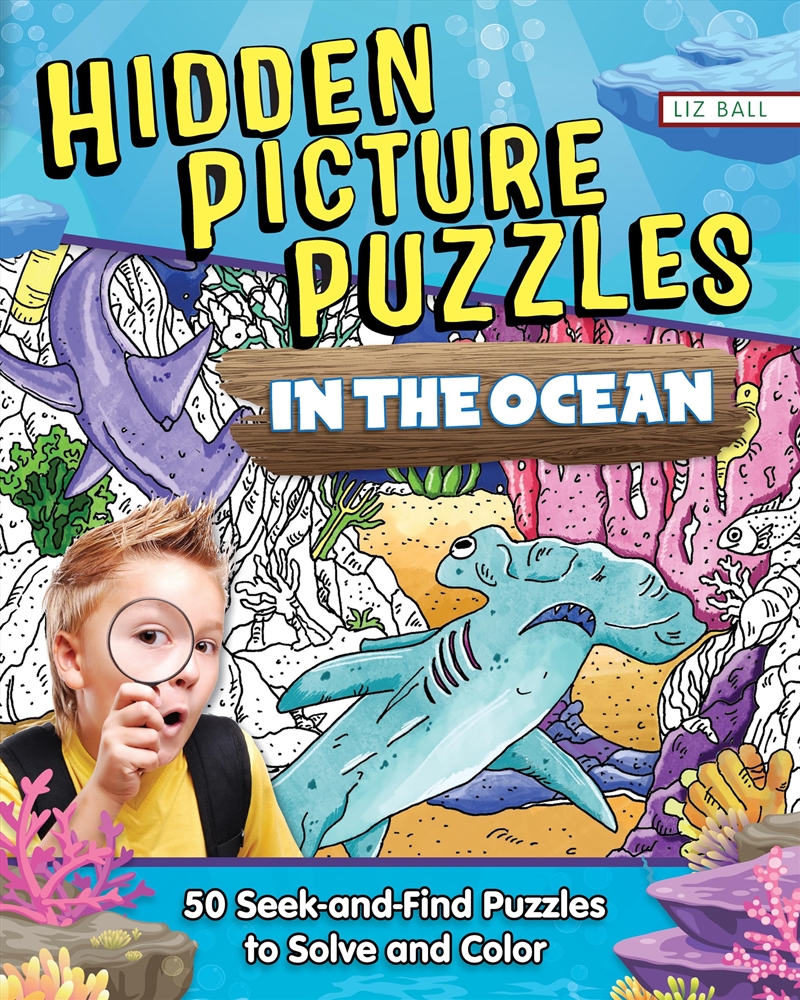 Hidden Picture Puzzles in the Ocean: 50 Seek-and-Find Puzzles to Solve and Color (Happy Fox Books) 2/Product Detail/Kids Activity Books