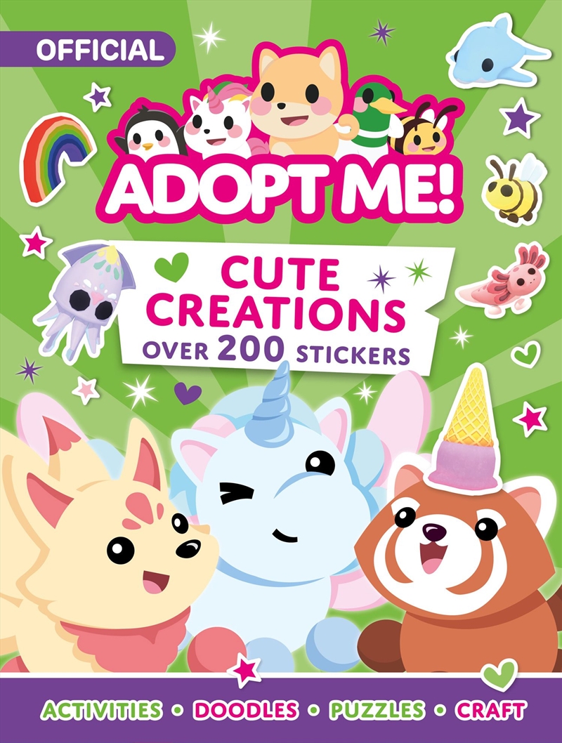 Adopt Me! Cute Creations Sticker Book/Product Detail/Childrens Fiction Books