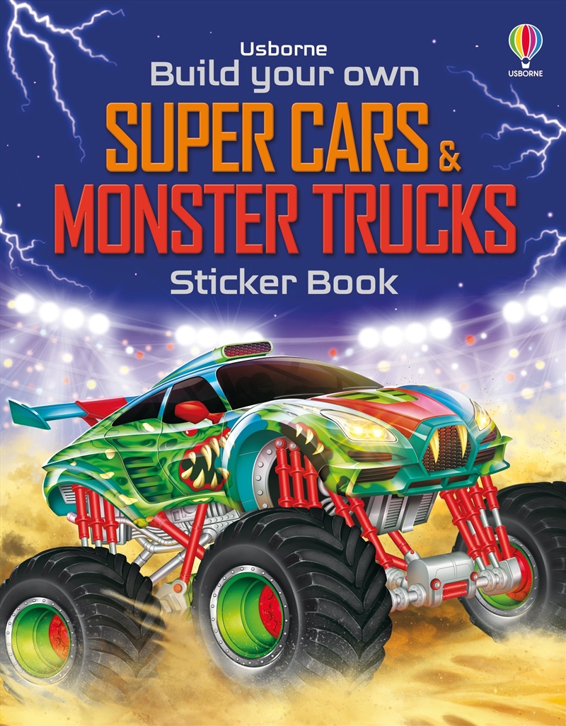 Build Your Own Super Cars And Monster Trucks Sticker Book/Product Detail/Early Childhood Fiction Books