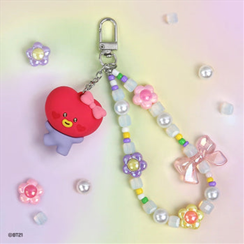 Bt21 - Minini Beads Strap Keyring Lovely Tata/Product Detail/KPOP Merch