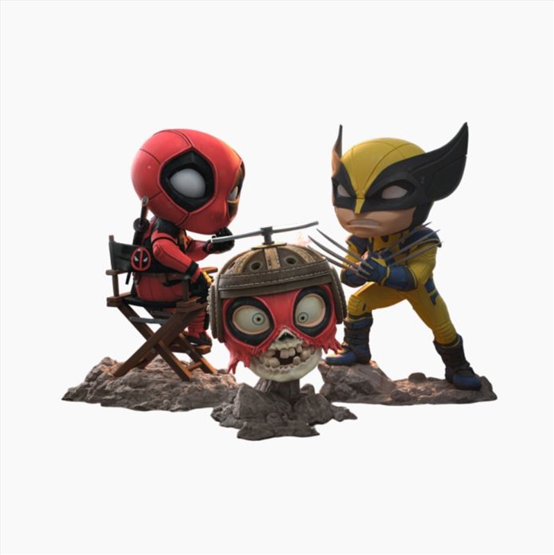 Deadpool & Wolverine - Deadpool, Wolverine & Headpool Minico Set/Product Detail/Figurines