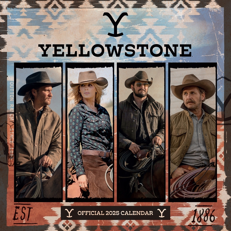 Yellowstone - 2025 Square Wall Calendar/Product Detail/Calendars & Diaries