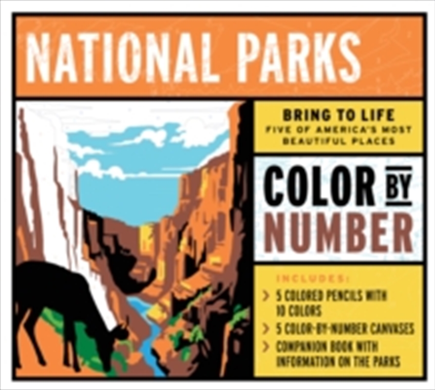 National Parks Color by Number Kit/Product Detail/Crafts & Handiwork