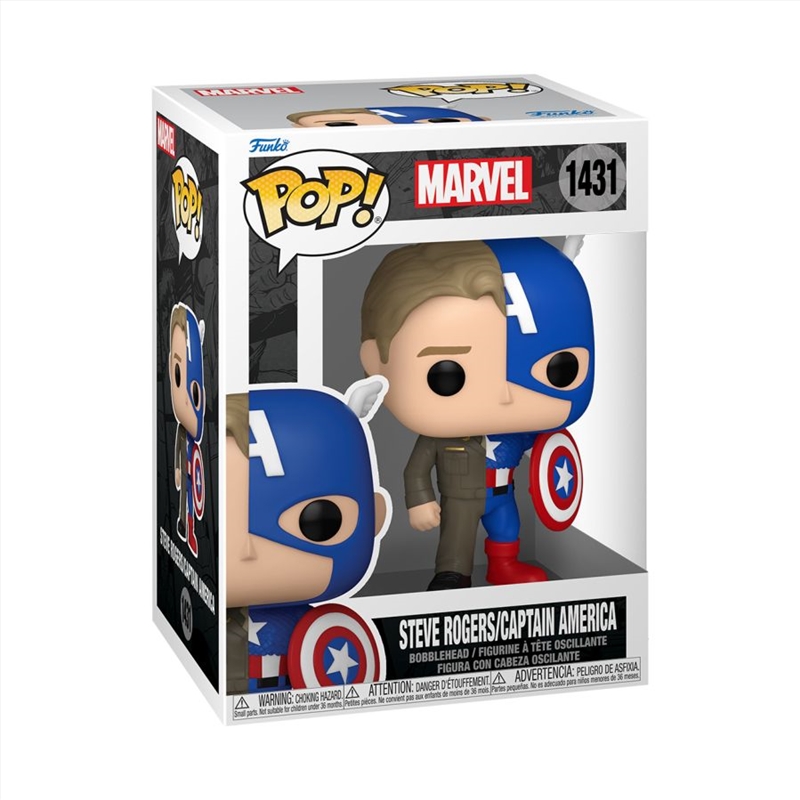 Marvel Comics - Captain America/Steve Rogers: Split Pop! Vinyl/Product Detail/Standard Pop Vinyl