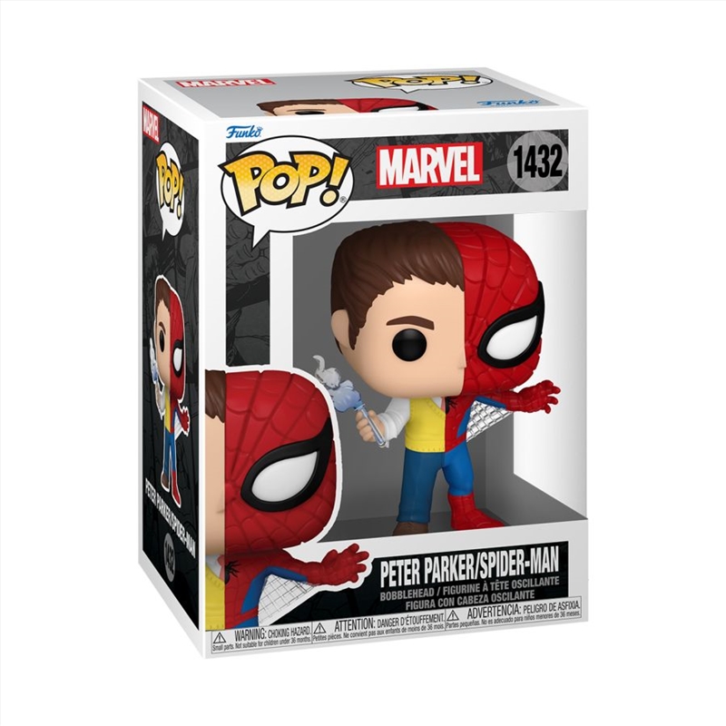 Marvel Comics - Spider-Man/Peter Parker Split Pop! Vinyl/Product Detail/Standard Pop Vinyl