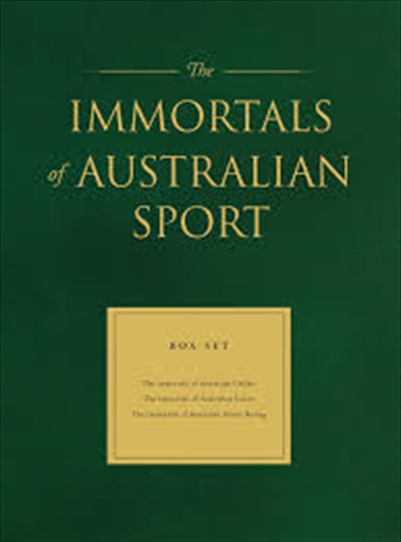 Immortals Of Australian Sport/Product Detail/Sport & Recreation