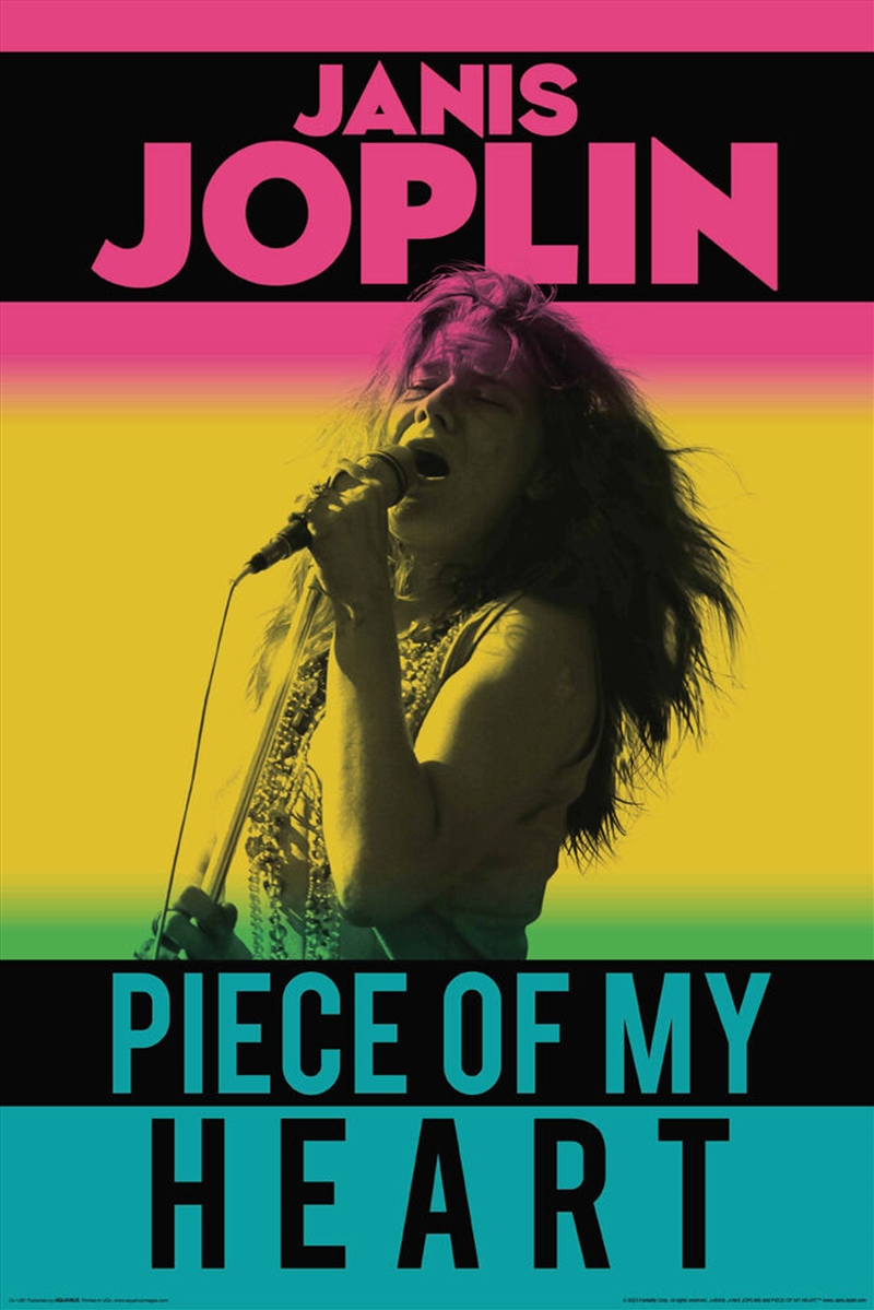 Janis Joplin Retro Poster/Product Detail/Posters & Prints