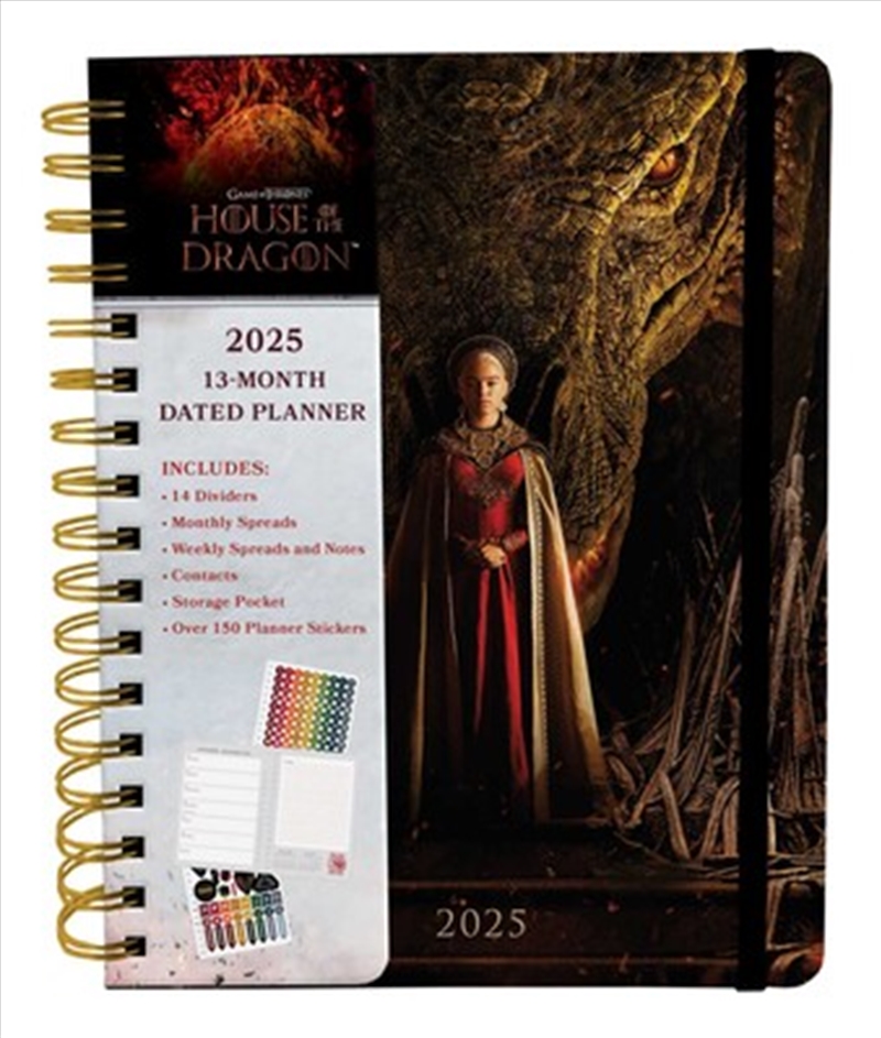 2025 House of the Dragon 13-Month Weekly Planner/Product Detail/Reading