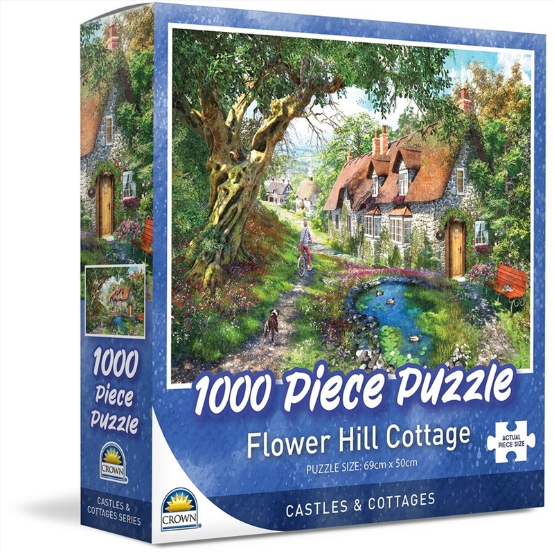 Flower Hill Cottage 1000 Piece Puzzle/Product Detail/Jigsaw Puzzles