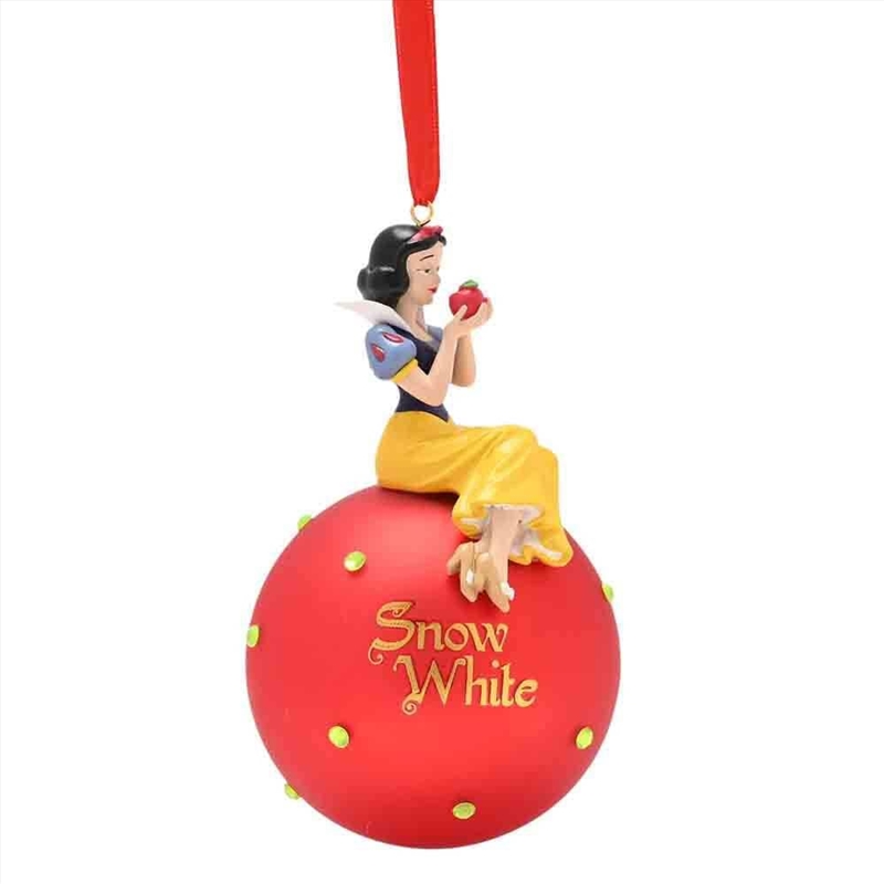 Disney Christmas: Snow White On Glass Bauble/Product Detail/Decor