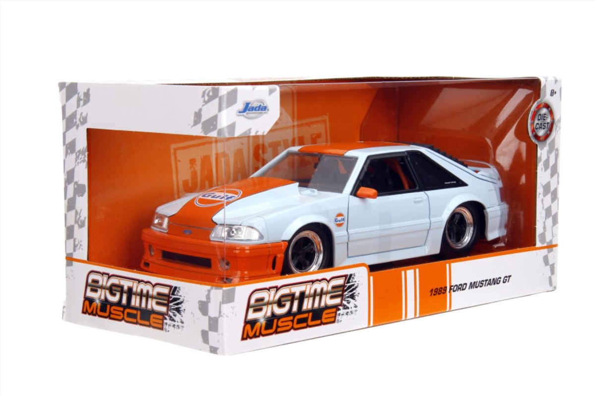 Big Time Muscle - 1989 Ford Mustang Shelby GT 1:24 Scale Diecast Vehicle/Product Detail/Figurines