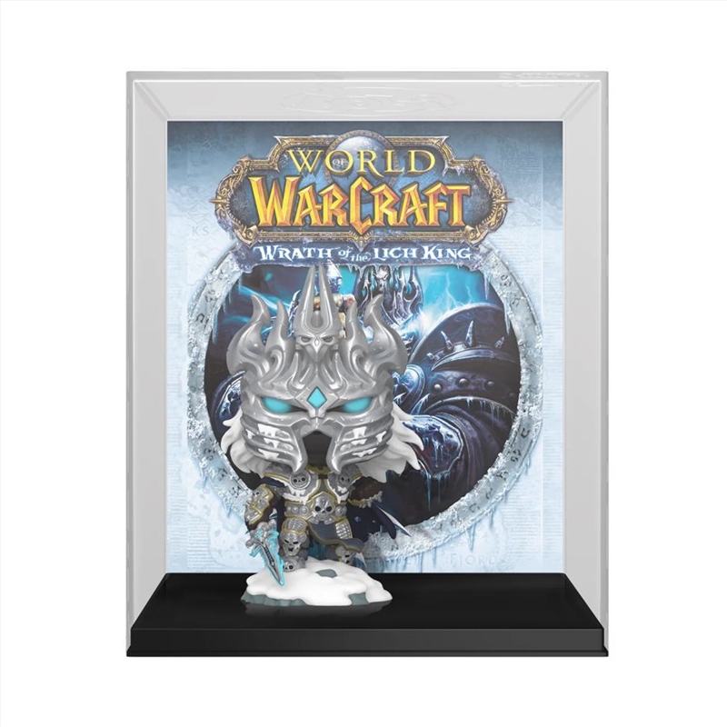 World of Warcraft: Wrath of the Lich King - The Lich King US Exclusive Glow Pop! Game Cover [RS]/Product Detail/Pop Covers & Albums