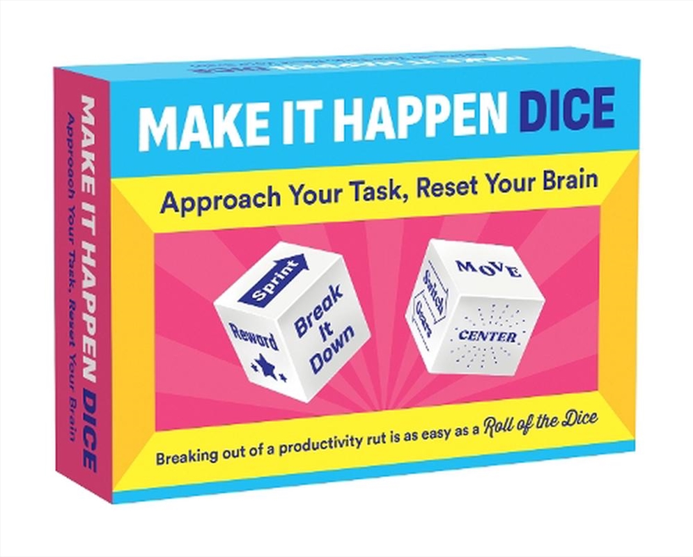 Make It Happen Dice/Product Detail/Adults Activity Books