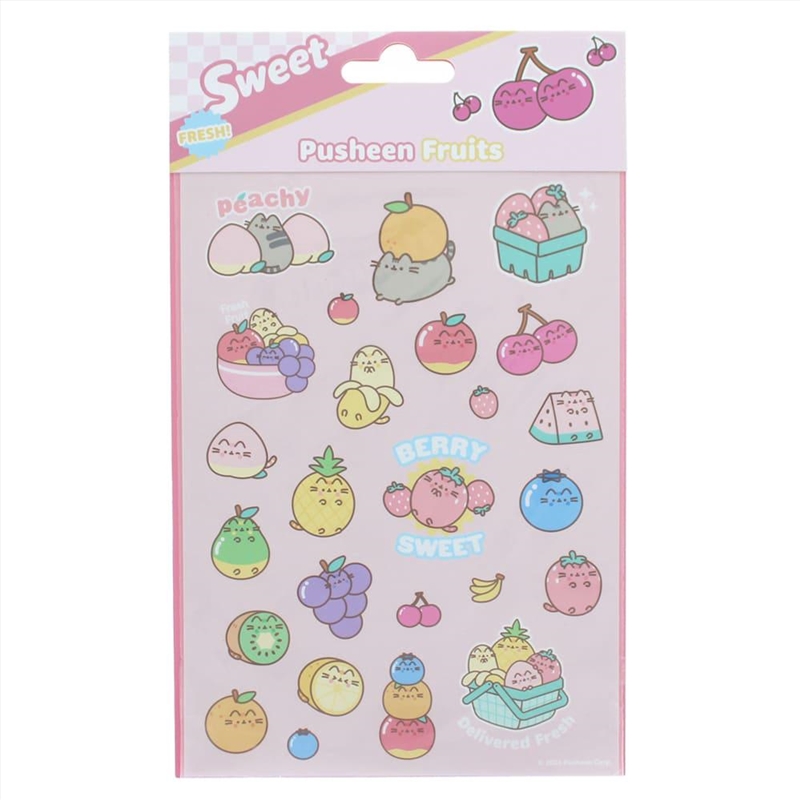 Pusheen Fruits Stickers/Product Detail/Stationery