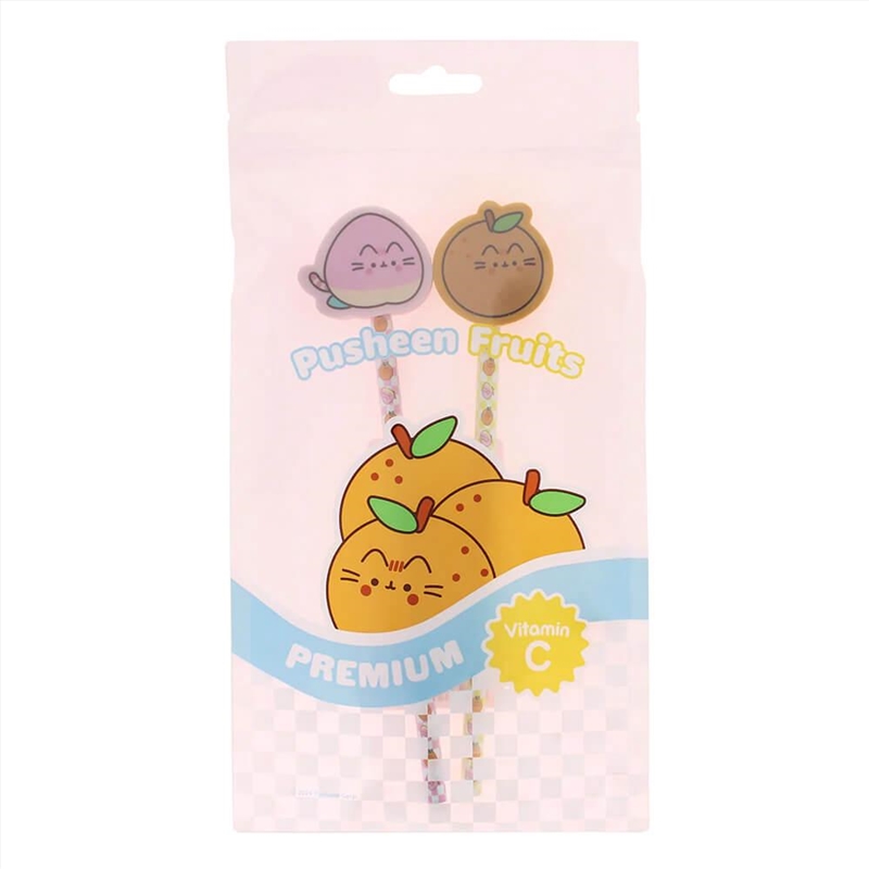 Pusheen Fruits Pencil Set/Product Detail/Stationery