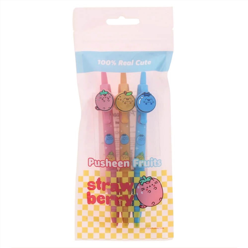 Pusheen Fruits Pen Set/Product Detail/Stationery