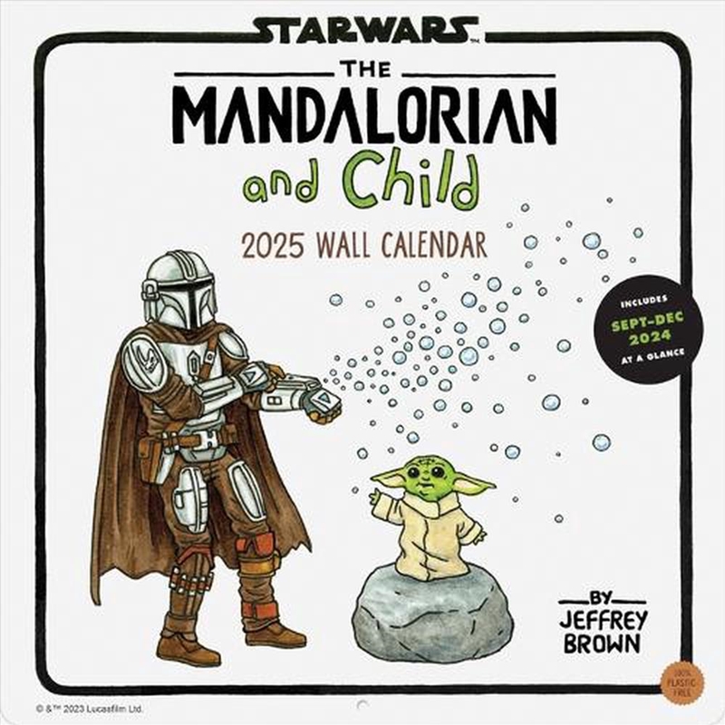 The Mandalorian and Child 2025 Wall Calendar/Product Detail/Calendars & Diaries