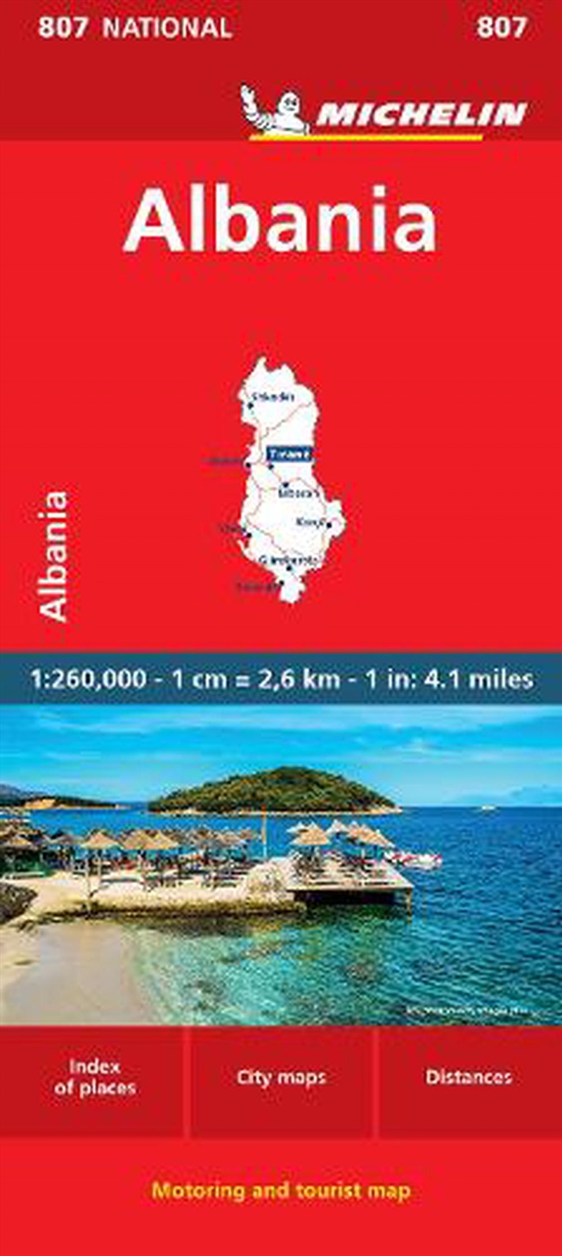 Albania - Michelin National Map 807/Product Detail/Travel & Holidays