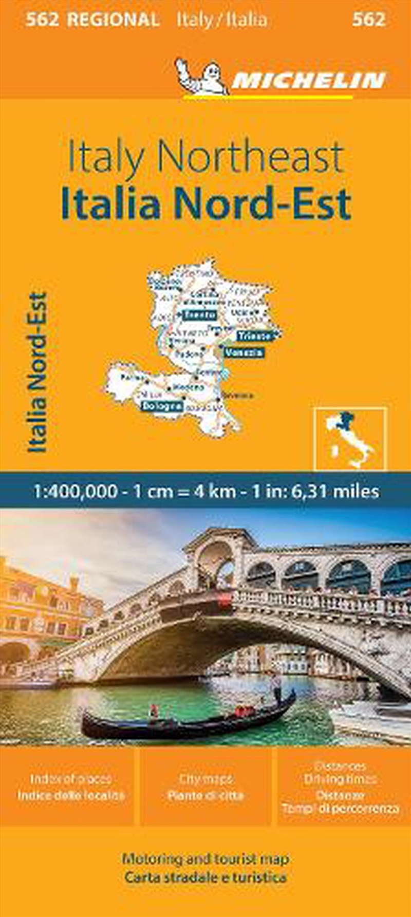 Italy Northeast - Michelin Regional Map 562/Product Detail/Travel & Holidays