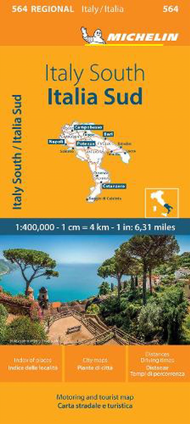 Italy South - Michelin Regional Map 564/Product Detail/Travel & Holidays