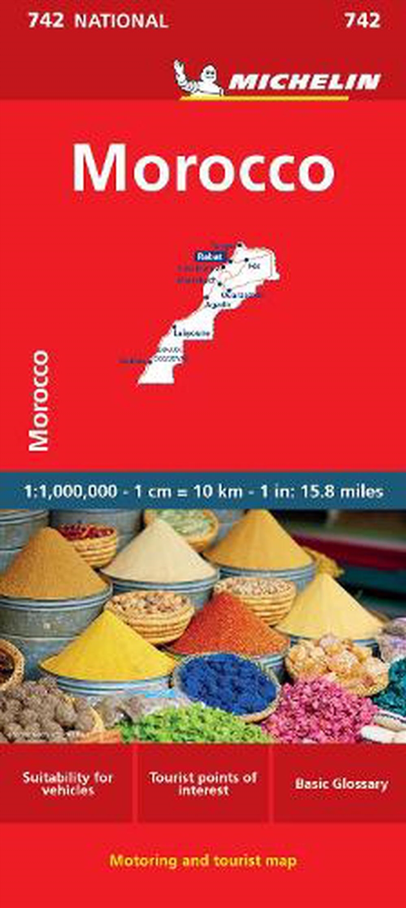 Morocco - Michelin National Map 742/Product Detail/Travel & Holidays