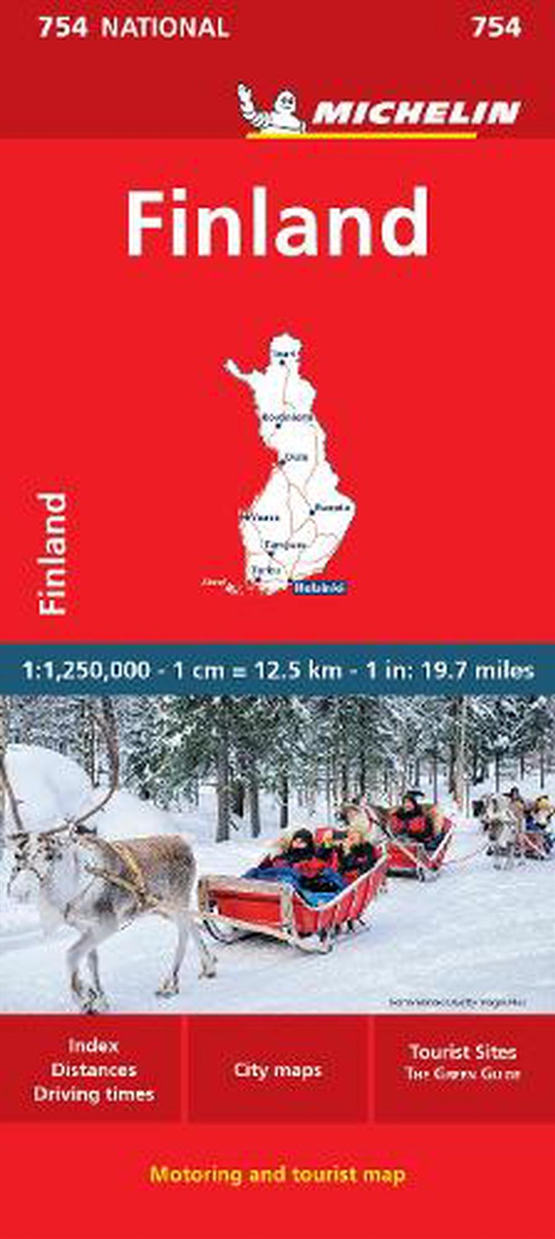 Finland - Michelin National Map 754/Product Detail/Travel & Holidays