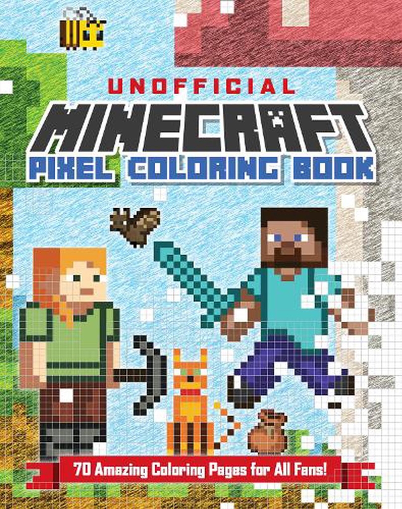 The Unofficial Minecraft Pixel Coloring Book/Product Detail/Adults Colouring