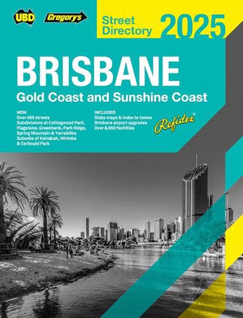 Brisbane Refidex Street Directory 2025 69th/Product Detail/Travel & Holidays