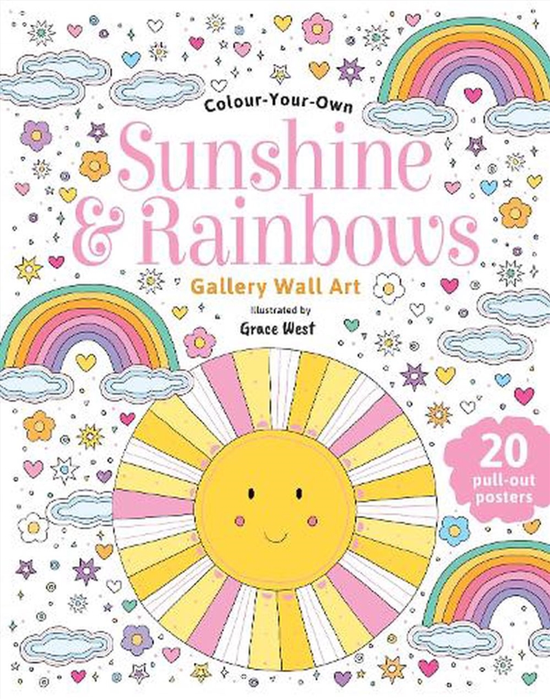 Wall Art - Sunshine And Rainbo/Product Detail/Kids Colouring