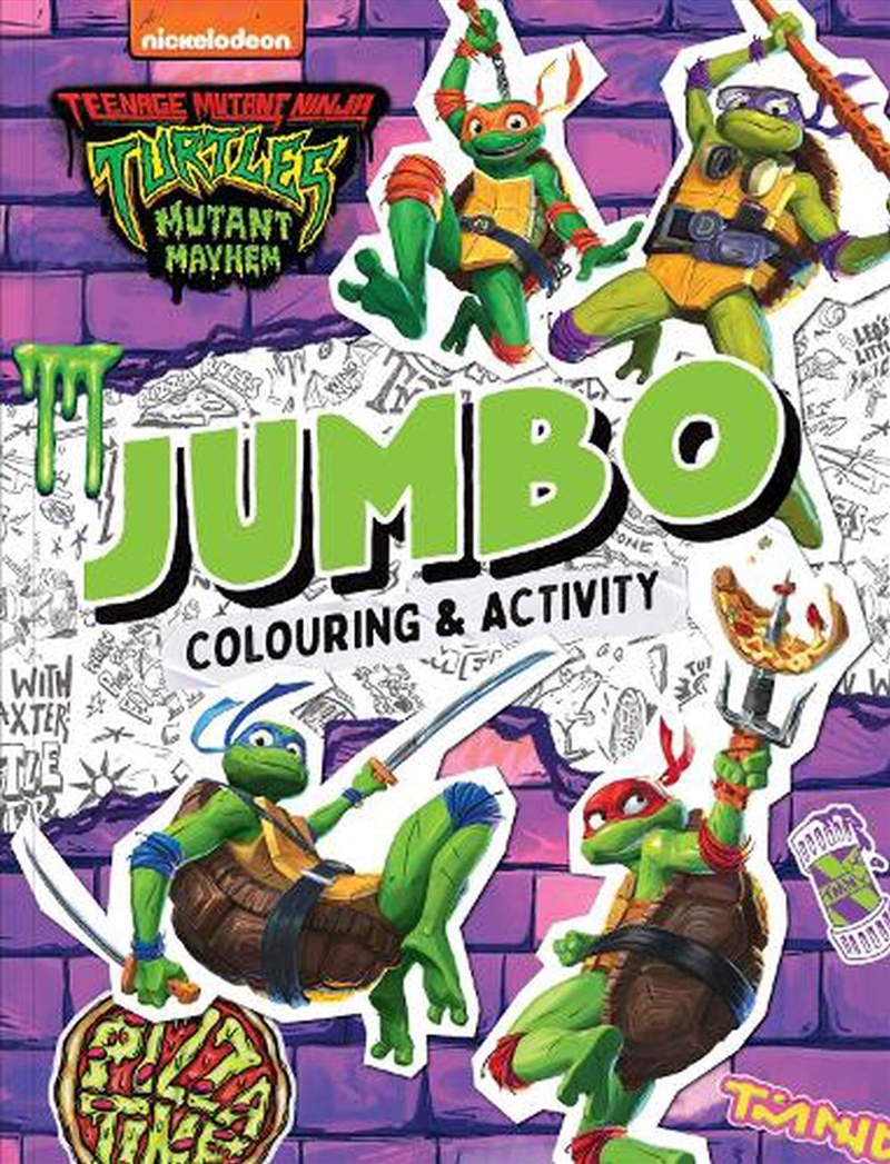 Tmnt Mutant Mayhem - Jumbo Col/Product Detail/Kids Colouring