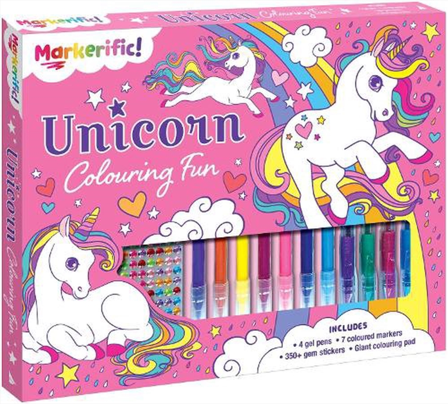 Markerific - Unicorn Colouring/Product Detail/Kids Colouring