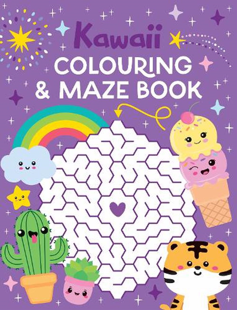 Colouring And Mazes - Kawaii/Product Detail/Kids Activity Books