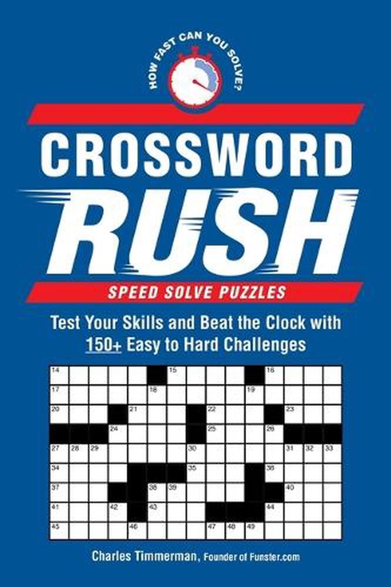 Crossword Rush/Product Detail/Adults Activity Books