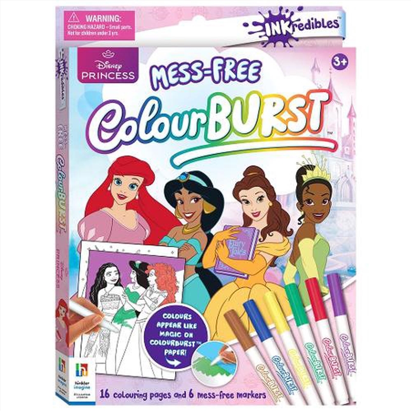 Inkredibles Colour Burst Disney Princess/Product Detail/Kids Activity Books