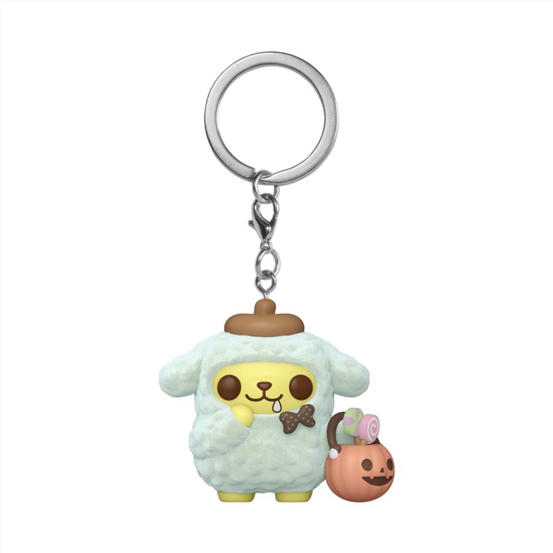 Sanrio - Pompompurin (Halloween) US Exclusive Flocked Pop! Keychain [RS]/Product Detail/Pop Vinyl Keychains