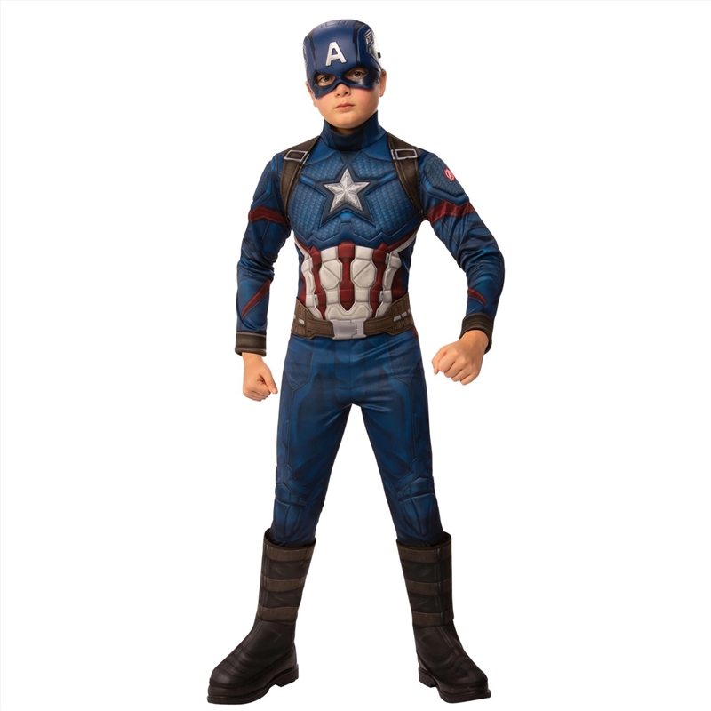 Captain America Deluxe Costume: Size 3-5/Product Detail/Costumes