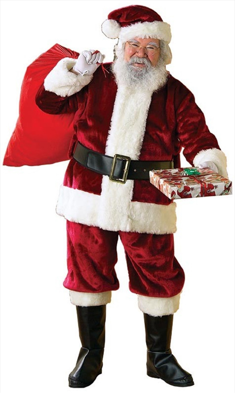 Santa Suit Crimson Regency Deluxe - Size XL/Product Detail/Costumes