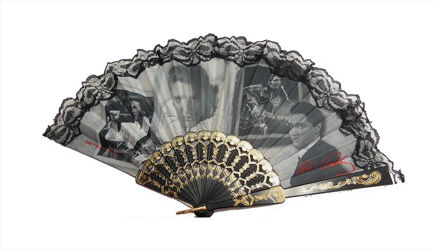 Elvis Hand Fan Frames w/ Letter/Product Detail/Homewares