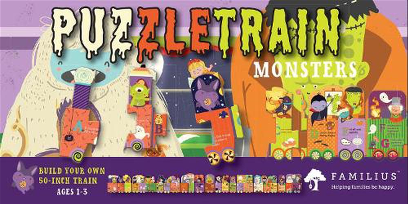 Puzzletrain: Monsters 26-Piece/Product Detail/Jigsaw Puzzles