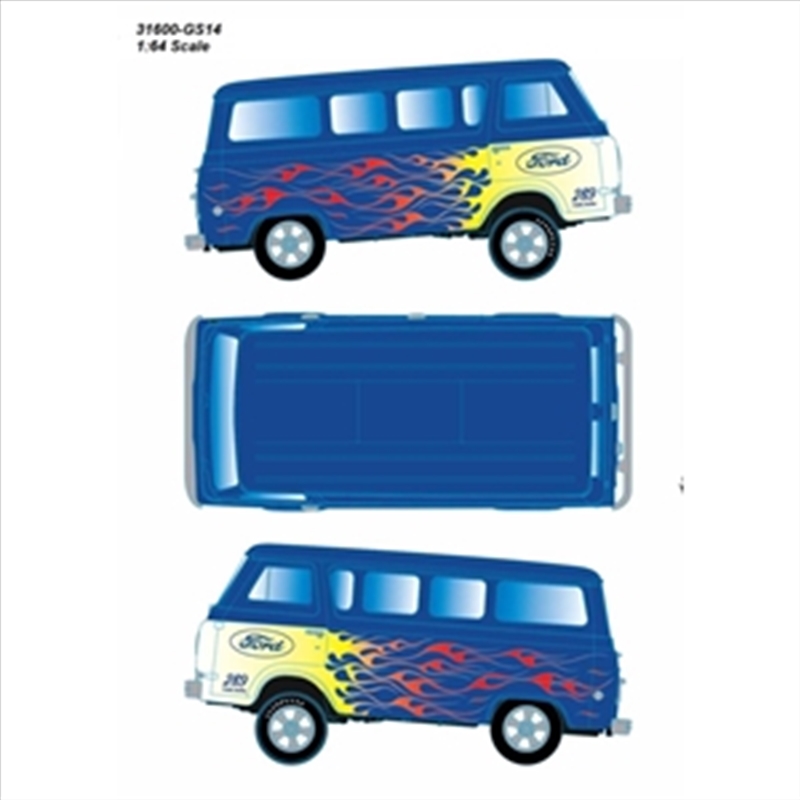 1:64 (12pcs) 1965 Ford Econoline Van GASSER/Product Detail/Figurines