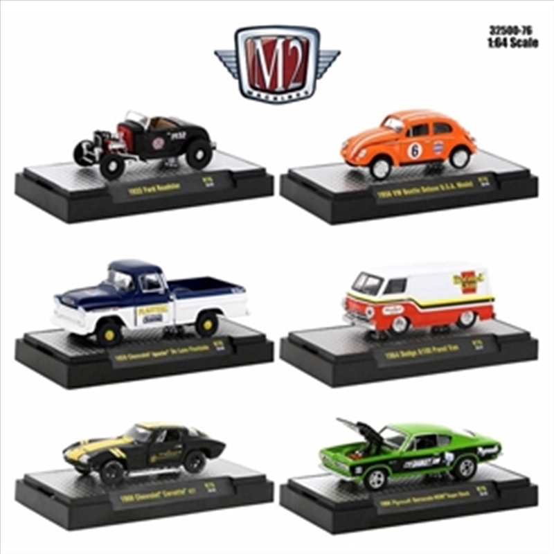 1:64 VW - Auto-Trucks - Detroit-Muscle - Auto-Thentics Mix 76 - 6pc Set/Product Detail/Figurines