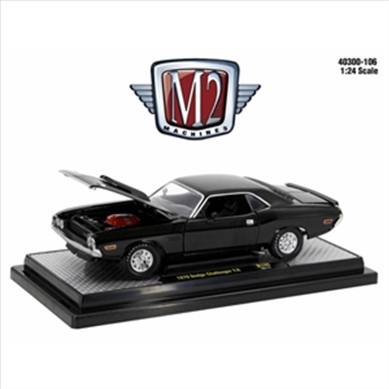 1:24 Black 1970 Dodge Challenger T/A/Product Detail/Figurines