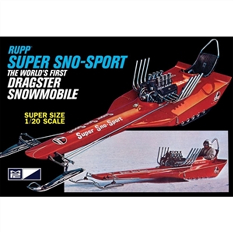 1:20 Rupp Super Sno-Sport Snow Dragster - Plastic Kit/Product Detail/Figurines