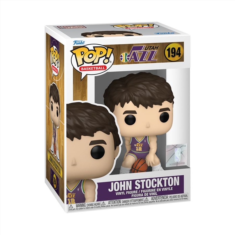 NBA Legends: Jazz - John Stockton (Rookie) Pop! Vinyl/Product Detail/Sport