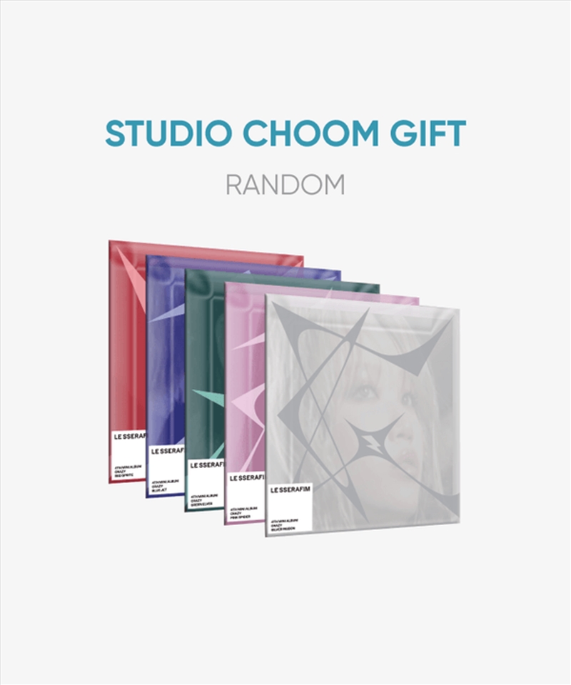 Le Sserafim - Crazy 4Th Mini Album Weverse Studio Choom Gift Compact Ver Random/Product Detail/World