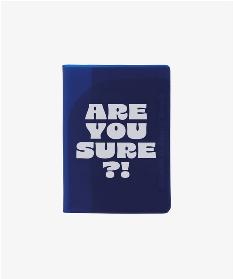 Bts Jimin & Jung Kook - Are You Sure?! Official Md Passport Cover/Product Detail/KPOP Merch