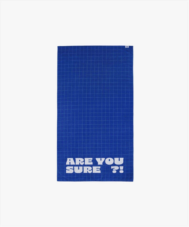 Bts Jimin & Jung Kook - Are You Sure?! Official Md Beach Towel Blue/Product Detail/KPOP Merch