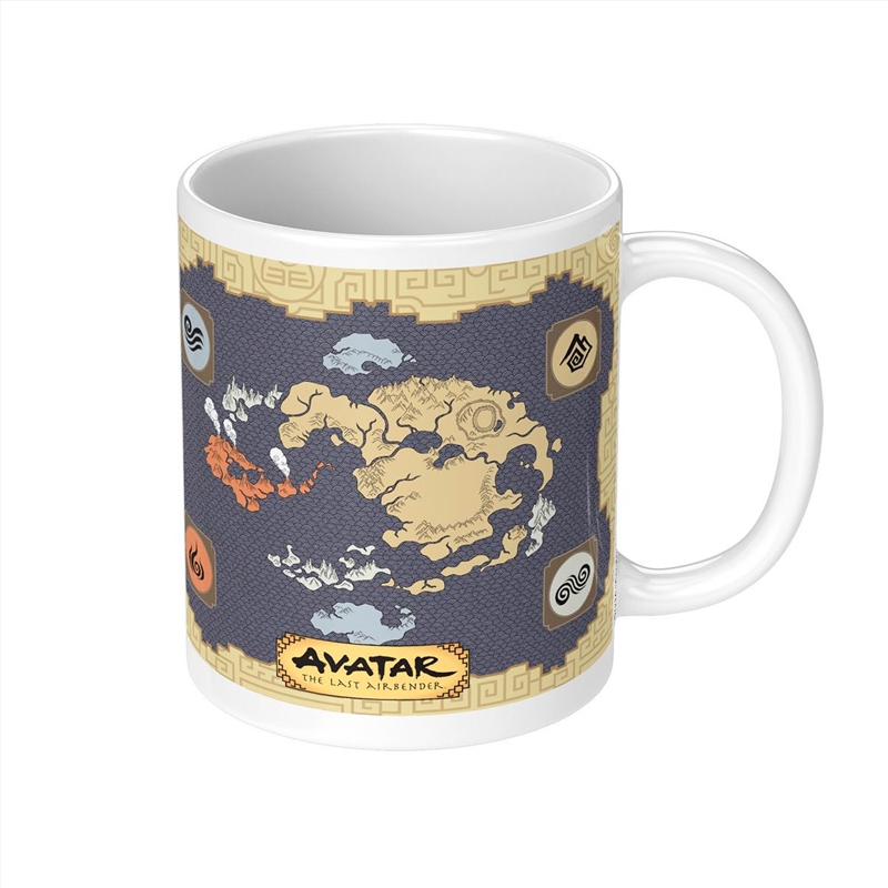 Avatar: The Last Airbender - Map - White Mug/Product Detail/Mugs