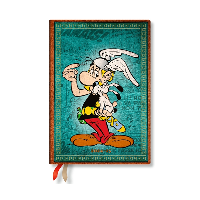 Asterix the Gaul (The Adventures of Asterix) Midi 12-month Horizontal Hardback Dayplanner 2025 (Elas/Product Detail/Stationery